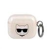 Dėklas Karl Lagerfeld AIRPODS PRO KLA3UCHGD SILICONE COVER GOLD
