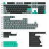 Klaviatūra Keychron Cherry ProfileDouble - Shot PBT klavišų rinkinys, mėtų/pilkos spalvos, 219 vnt.
