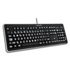 CONNECT IT CI-71 klaviatūra su LED apšvietimu ir DIDELIU šriftu, USB