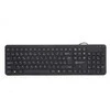 Powerton LIFE SLIM Klaviatūra su laidu (USB) CZ/SK, juoda