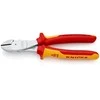 KNIPEX didelės apkrovos įstrižinės pjaustyklės 74 06 250 VDE, pjovimo replės (raudona/geltona, ilgis 250 mm, patikrinta VDE)