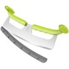 Kozygear KozyGear Pizzaschneider Mezzaluna mit doppel.Schutzgriff