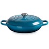 Virtuvės Indai - Le Creuset Signature Seklioji Keptuvė 30cm Gili Mėlyna