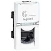 Legrand 076573 MOSAIC Lizdas vienvietis kompiuteris RJ45 kat.6a STP 1M balta 076573