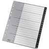 Indeks A4 PP juoda A-Z(int) 20cz. Leitz