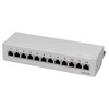 LOGILINK NP0019 LOGILINK- Patch Panel Desktop Cat.6A STP 12 jungtys, pilkas