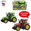 MaDe 00921 Traktor s českým hlasem, světlo a zvuk, na setrvačník