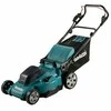Makita DLM480Z akumuliatorinė vejapjovė 2 x 18 V, 48 cm, 4 viename (pjovimas / surinkimas / mulčiavimas / išmetimas į galą), 24,5kg, plastikinis korpusas, be akumuliatorinio ir krovinio