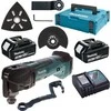 MAKITA DAUGIAFUNKCINIS ĮRANKIS 18V 2 x 3.0Ah Li-ION + PRIEDAI + MAKPAC DĖKLAS