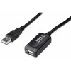 StarTech Manhattan Manheteno didelės spartos USB aktyvus prailginimo kabelis AM/AF 10.0m, 150248