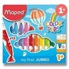 Maped Jumbo spalvų atlenkiami dėžutės žymekliai 12 vnt.