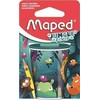 Drožtukas Maped Jungle Fever, 2 skylutės, metalinis dėklas