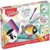 Pučiamų flomasterių komplektas MAPED Creativ Blow Pen String’Art