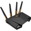 Asus belaidis „Wifi 6 AX4200“ dviejų dažnių gigabito maršrutizatorius | TUF-AX4200 | 802.11ax | 3603+574 Mbit/s | 10/100/1000 Mbit/s | Ethernet LAN (RJ-45) jungtys 4 | Palaikomas tinklelis | MU-MiMO Taip | 3G/4G duomenų bendrinimas | Antenos tipas: išorinė | 1 x USB 3.2 Gen 1 | 36 mėn.