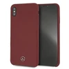 Mercedes MEHCI65SILRE iPhone Xs Max raudonas kietas dėklas Silicone Line