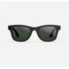 Išmanieji akiniai RayBan Meta Wayfarer, juodi matiniai rėmeliai ir skaidrūs (pereinantys į grafito žalią) lęšiai, poliarizuoti