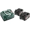 METABO.BATERIJA 18V 5,2Ah x2 + ĮKrovimas