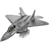 Metal Earth Metalinė 3D dėlionė - Lockheed Martin F-22 Raptor lėktuvas