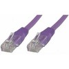 MicroConnect RJ-45 / RJ-45 kt.5E U / UTP Violet 3m (B-UTP503P)