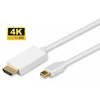 Kabelis MicroConnect DisplayPort Mini – HDMI 1m balta (MDPHDMI1-4K)