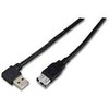 MicroConnect 1,8 m USB 2.0 A M-F – 1,8 m – USB A – USB A – 2.0 – vyriškas / moteriškas – juoda