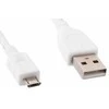USB laidas MicroConnect USB-A - mikroUSB 3 m Balta (USBMICRO3G)