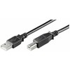 USB kabelis MicroConnect USB-A - USB-B 5 m Juodas (USBAB5B)