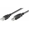USB kabelis MicroConnect USB-A - USB-B 5 m Juodas (USBAB5B)