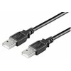 USB kabelis MicroConnect USB-A - USB-A 3 m Juodas (USBAA3B)