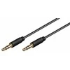Kabelis MicroConnect Jack 3.5mm - Jack 3.5mm 1.5m juoda (AUDLL2)