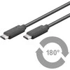 USB kabelis MicroConnect USB-C - USB-C 1 m Juodas (USB3.1CC1)