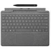 Microsoft „Surface Pro Signature“ klaviatūra su plonu rašikliu 2 Microsoft Dangtelis, jungtis „Platyna“