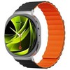 Mobile Origin Easy Strap magnetinis dirželis Galaxy Watch 8 juodas/oranžinis