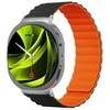 Mobile Origin Easy Strap magnetinis dirželis Galaxy Watch 8 juodas/oranžinis