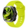 Mobile Origin Easy Strap silikoninis dirželis Galaxy Watch Ultra 47 mm, fluorescencinės geltonos spalvos