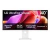 Monitorius „LG UltraFine 40U990A-W“ – 5K2K | Nano IPS juodas | „Thunderbolt 5“ | HDR 600