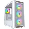Montech XR Wood PC-kompiuterio korpusas, Midi-Tower, ATX, ARGB, Tempered Glass – baltos spalvos
