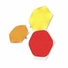 Nanoleaf Nanolapis | Formos šešiakampis - Išplėtimo paketas (3 plokštės) | 16M+ spalvų