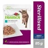 None Natural Trainer Cat Sterilised Codfish konservai katėms su menke 85g 12vnt