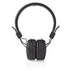 Nedis HPBT1100BK - Ausinės - su lankeliu ant galvos - Music - Juodas - Dvipusės - Track < - Track > - Volume + - Volume -