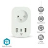 Nedis WIFIP121EWT inteligentny korek 3680 W Dom, Biuro Baltas