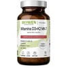 Sveikatos papildas - Biowen Vitaminai D3 + K2 MK-7, 90 Kapsulių, Be glitimo