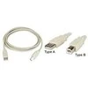 Equip įrengti 128651 USB2.0 kabelį USB-A kištukinis USB-B kištukas 3m sidabrinis