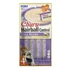 INABA CHURU HAIRBALL tunas - skanėstas katėms - 4x14g (56g)