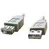 USB kabelis PremiumCord USB-A - USB-A 3 m Juodas (cuckoo3Bk)