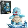 Spin Master 4D dėlionė, sukonstruokite „Pokemon Squirtle“ modelius, kuriuos galima surinkti 3D formatu