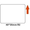 Terminės etiketės NIIMBOT T40*30-230 Baltos spalvos