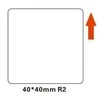Šiluminės etiketės Niimbot lipdukai T 40x40mm 180 vnt (balta)