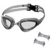 NQG180AF GRAY SWIMMING GOGGLES NILS AQUA