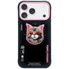 Dėklas Nimmy Glasses Cool Cat MagSafe Case for iPhone 17 Pro - Juodas and Rožinė